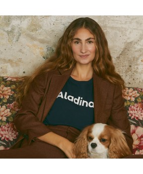 camiseta solidaria azul Hola