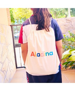 Mochila para niños solidaria Fundación Aladina