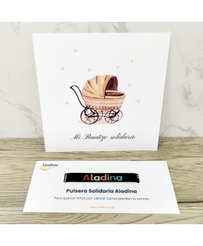 Regalo pack pulsera bautizo Aladina