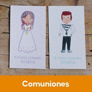 Regalos para comuniones solidarias | Tienda Fundación Aladina